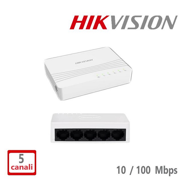 Switch 5 Porte 10/100 Mbps